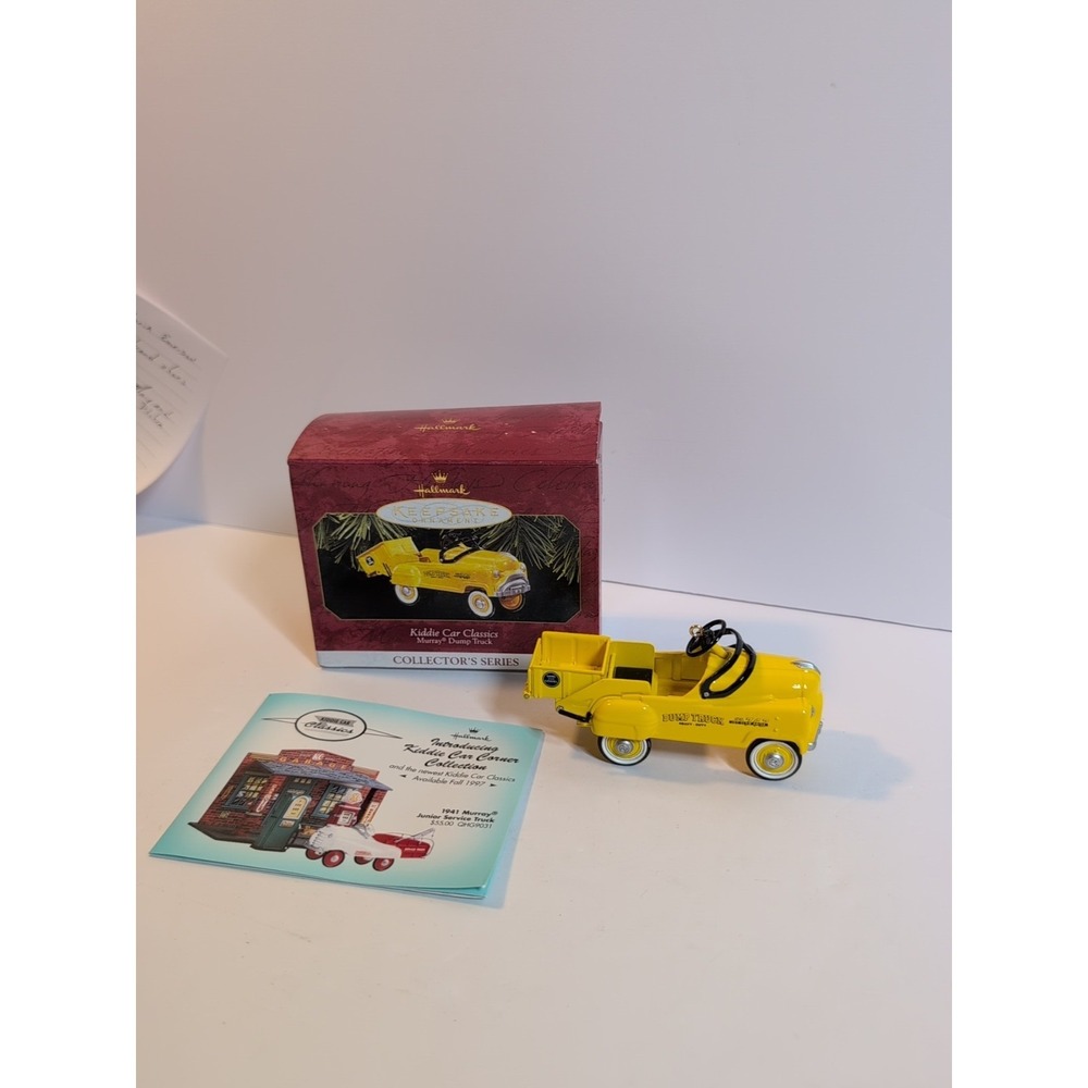 Murray Dump Truck Pedal Kiddie Car Classics Hallmark Holiday Ornament Christmas